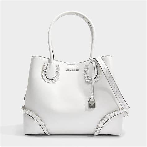 michael kors mercer medium white|michael kors mercer gallery medium.